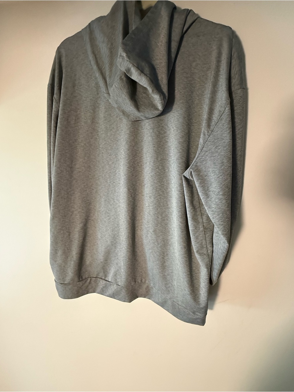 NIKE Yoga Dri-Fit Men’s Lightweight Gray Full-Zip Hoodie Jacket - Picture 4 of 9